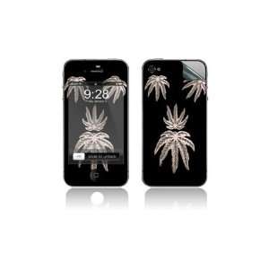    iPhone 4 Smart Touch Skin   Weed Cell Phones & Accessories