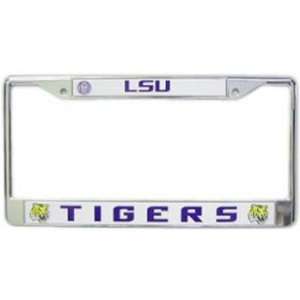 Louisiana State LSU Tigers NCAA Chrome License Plate Frame:  