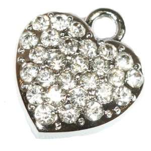  Create a collar Hanging Charm Round Heart: Pet Supplies
