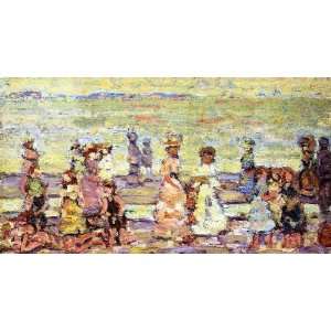   , painting name Maine Beach, by Prendergast Maurice