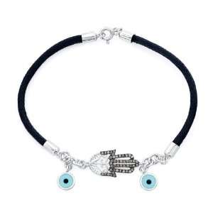  Diamond Hamsa & Evil Eye Bracelet Jewelry