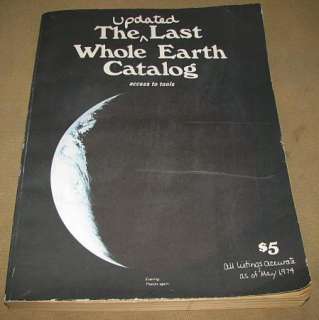   Updated Last Whole Earth Catalog Access to Tools, 1974   Steve Jobs