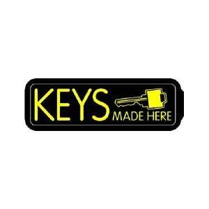  Keys Made Here Backlit Sign 5 x 18
