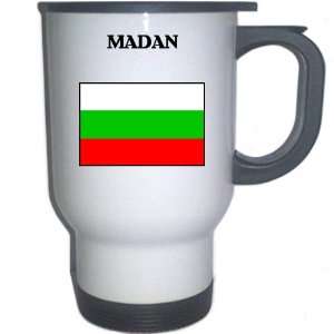  Bulgaria   MADAN White Stainless Steel Mug Everything 