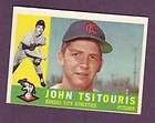 1960 Topps John Tsitouris Athletics #497 ExMt *46