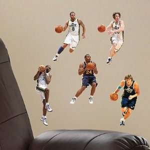 Utah Jazz Fathead Wall Graphic Team Set: Sports & Outdoors