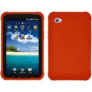   Jelly Case Orange For Samsung Galaxy Tab Gt P1000 Fashionable