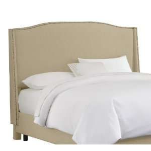  Jene Nailhead Wingback Bed (more colors available)