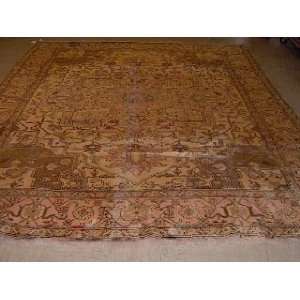  8x11 Hand Knotted heriz Persian Rug   113x88