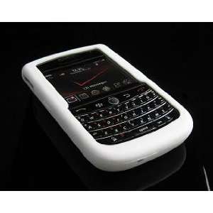  WHITE Soft Rubber Silicone Skin Cover Case for BlackBerry 