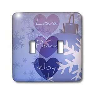 Patricia Sanders Christmas   Love, Peace, Joy Christmas Ornament with 