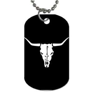  Longhorn Dog Tag with 30 chain necklace Great Gift Idea 