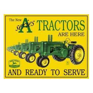  John Deere Series A Tractors Are Here Retro Vintage Tin 