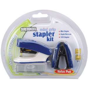  674191 Mini Grip Stapler Kit Blue Case Pack 1: Electronics