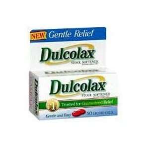  Dulcolax Liquid Gels Stool Softener Relieves Constipation 