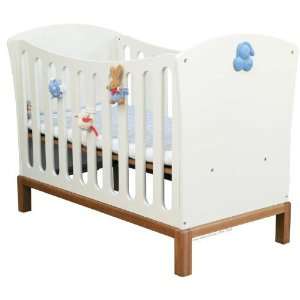  Kalo White Crib with Decor: Baby