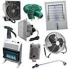 Greenhouse Equipment Kit #2   Thermostat, Propane Heater, Exhaust Fan 