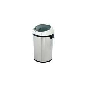  Safco Kazaam 17 Gallon Stainless Steel Trash Can: Home 