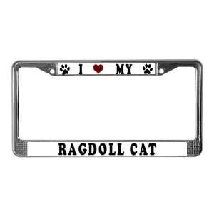  Ragdoll Cats Pets License Plate Frame by  