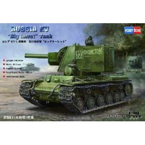   BOSS   1/48 Russian KV Big Turret Tank (Plastic Models): Toys & Games