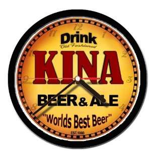  KINA beer and ale cerveza wall clock 