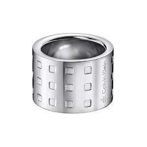    CK Calvin Klein Jewelry Grid Ring 17.35 mm KJ41AR010107: Jewelry