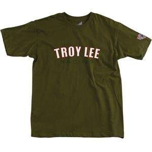  Troy Lee Designs Factory T Shirt   Large/Army Green 