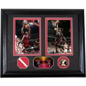   NBA All Stars Photo Mint with Authentic Game Used Net Piece Sports