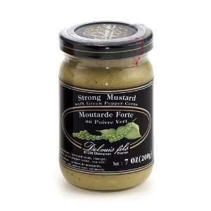 French Strong Mustard with Green Grocery & Gourmet Food