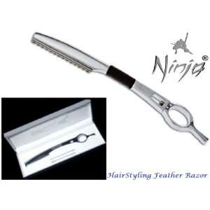 Ninja   Hairdressing Swivel Feather Razor