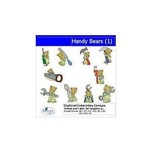  Digitized Embroidery Designs   Handy Bears(1) Arts 