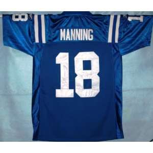  Peyton and Eli Manning Dual Signed Colts Jersey 