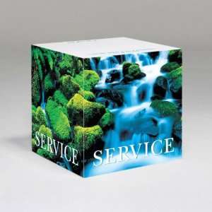  Successories Service Waterfall Self Stick Note Cube 