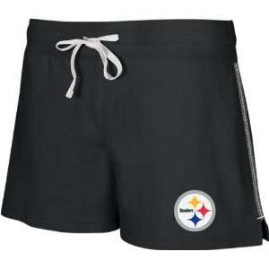   Pittsburgh Steelers  Black  Womens Active Shorts: Sports & Outdoors