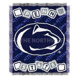   State Nittany Lions Baby Afghan / Throw Blanket
