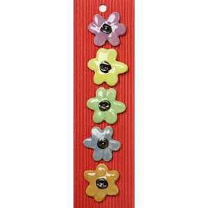  Ceramic Buttons   Flower Style 91: Arts, Crafts & Sewing