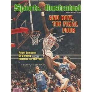 Ralph Sampson (Houston Rockets) autographed Sports Illustrated 