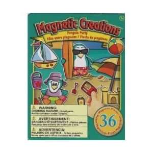    Penguin Party Megnetic Creations Tin Play Set Toys & Games