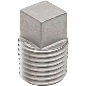   Cast Pipe Fitting, Square Head Solid Plug, Class 150, 1/4 NPT Male
