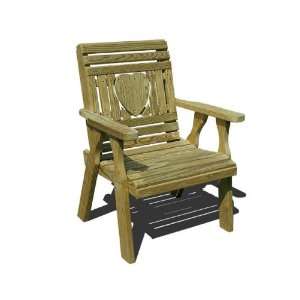  Treated Pine Country Heart Patio Chair Patio, Lawn 