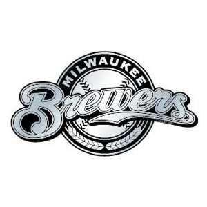  Milwaukee Brewers Silver Car Emblem