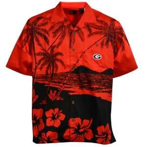 Georgia Bulldogs Hawaiian Camp Shirt 