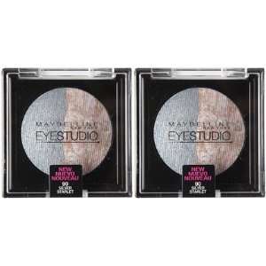 Maybelline Eye Studio Baked Shadow Duo, Silver Starlet, 2 ct (Quantity 