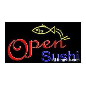  Large Sushi Open Neon Sign: Office Products