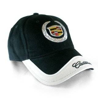  Cadillac Black & Gray 3D Logo Baseball Hat: Automotive
