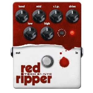   21 RIP Red Ripper Bass Distortion Effect Pedal Musical Instruments