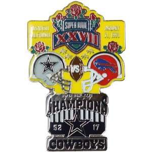  Dallas Cowboys Super Bowl XXVII Collectors Pin Sports 