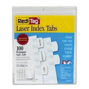  Redi tag Laser Printable Index Tabs RTG33117 Office 
