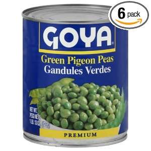 Goya Pigeon Peas, 29 ounces (Pack of6) Grocery & Gourmet Food