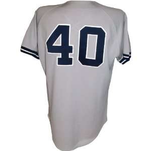 40 1998 Yankees Game Used Road Jersey 46:  Sports 